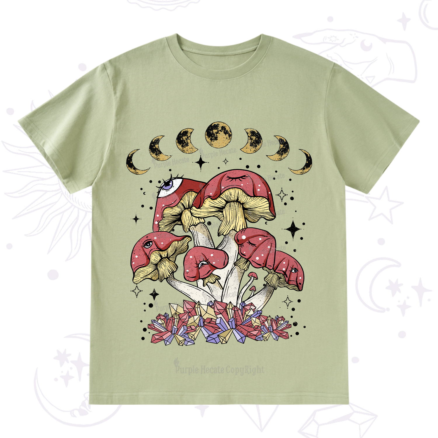 Purplehecate Magic Mushroom T-Shirt