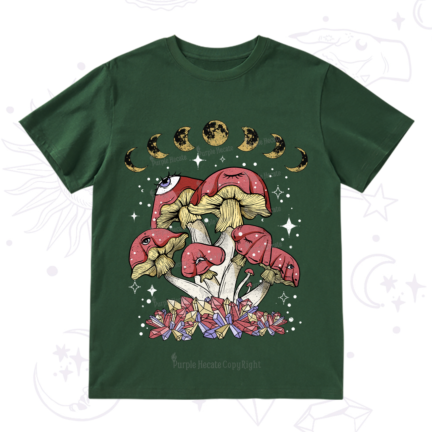 Purplehecate Magic Mushroom T-Shirt