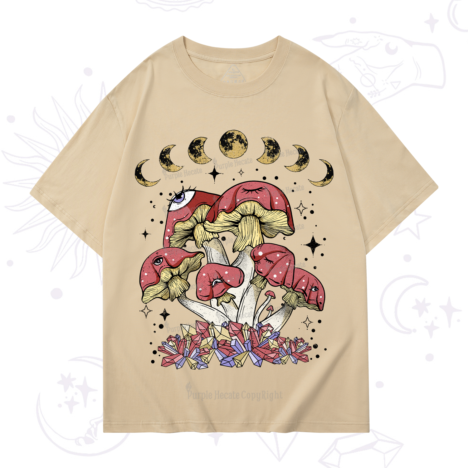 Purplehecate Magic Mushroom T-Shirt