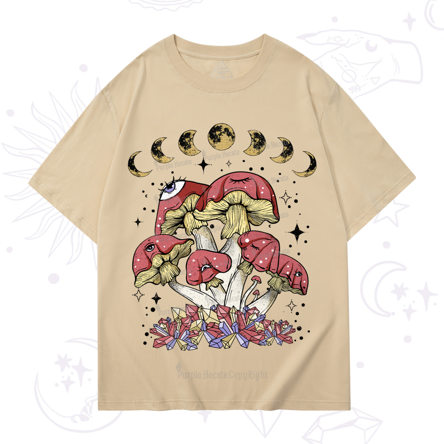 Purplehecate Magic Mushroom T-Shirt