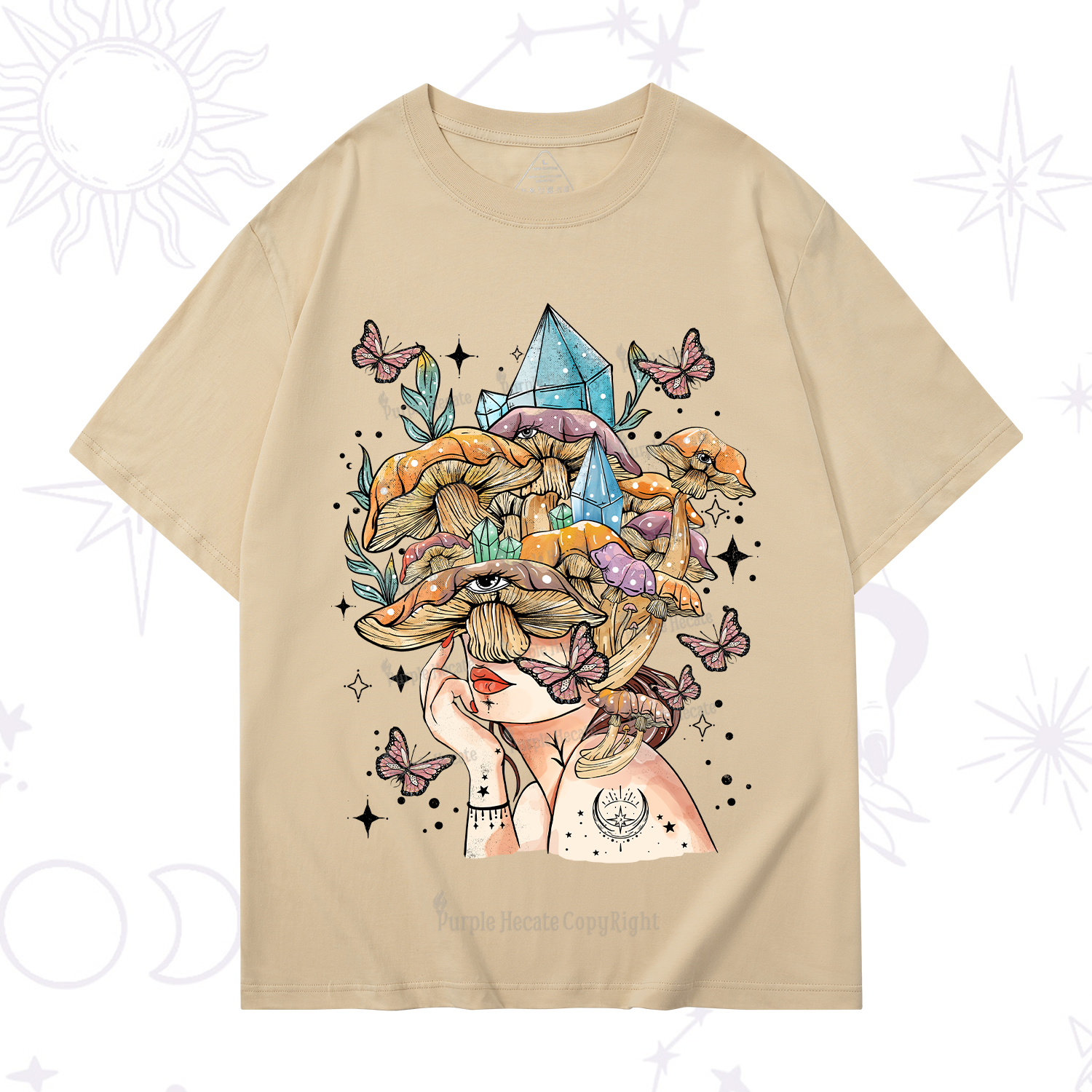 Purplehecate Crystal Goddess T-Shirt