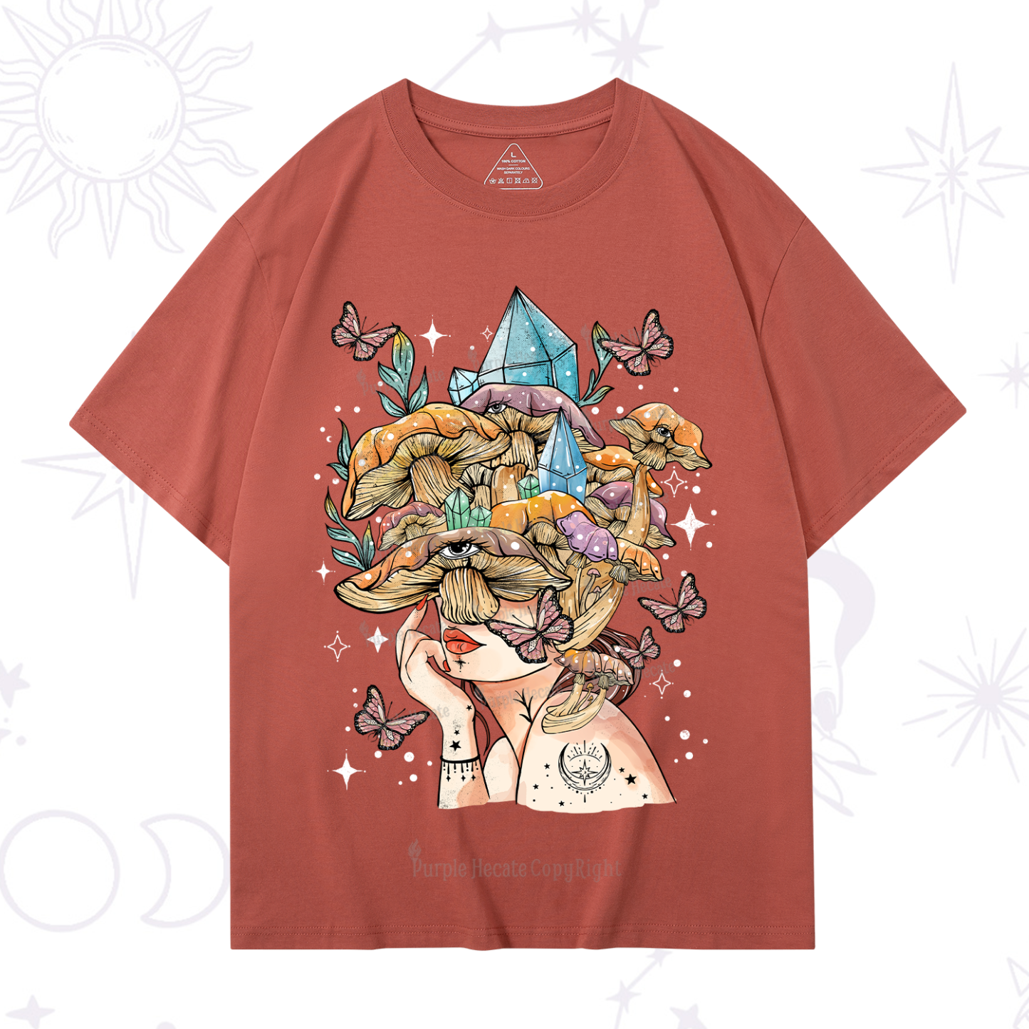 Purplehecate Crystal Goddess T-Shirt