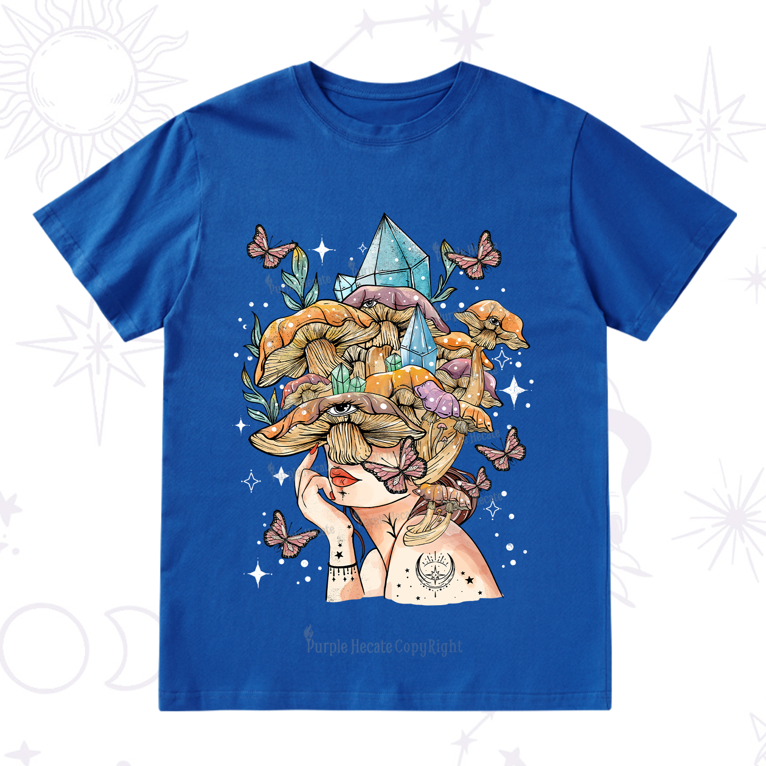 Purplehecate Crystal Goddess T-Shirt