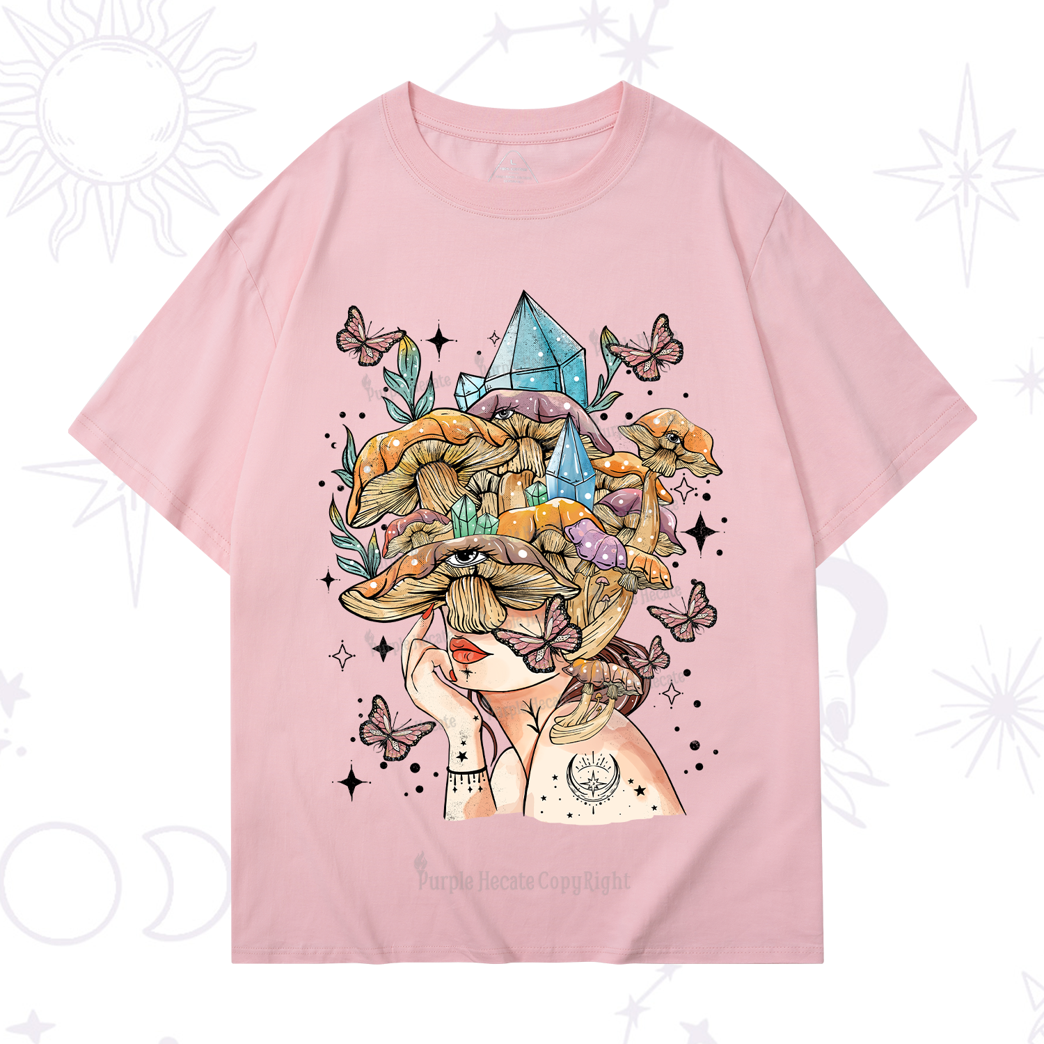 Purplehecate Crystal Goddess T-Shirt