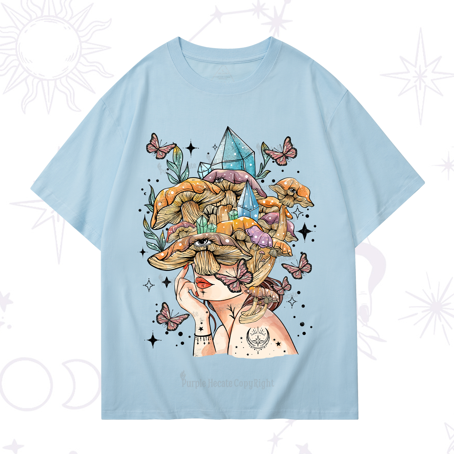 Purplehecate Crystal Goddess T-Shirt