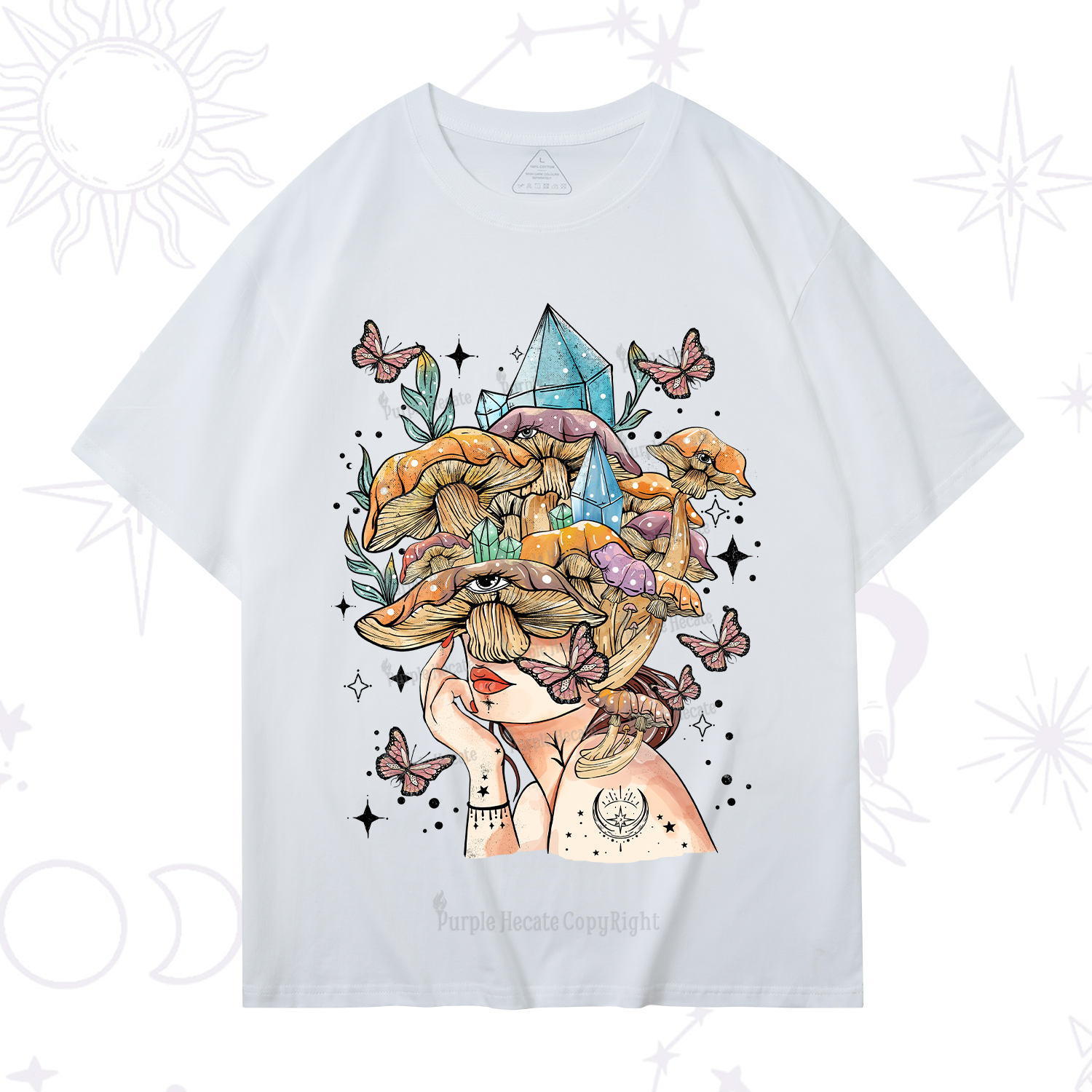 Purplehecate Crystal Goddess T-Shirt