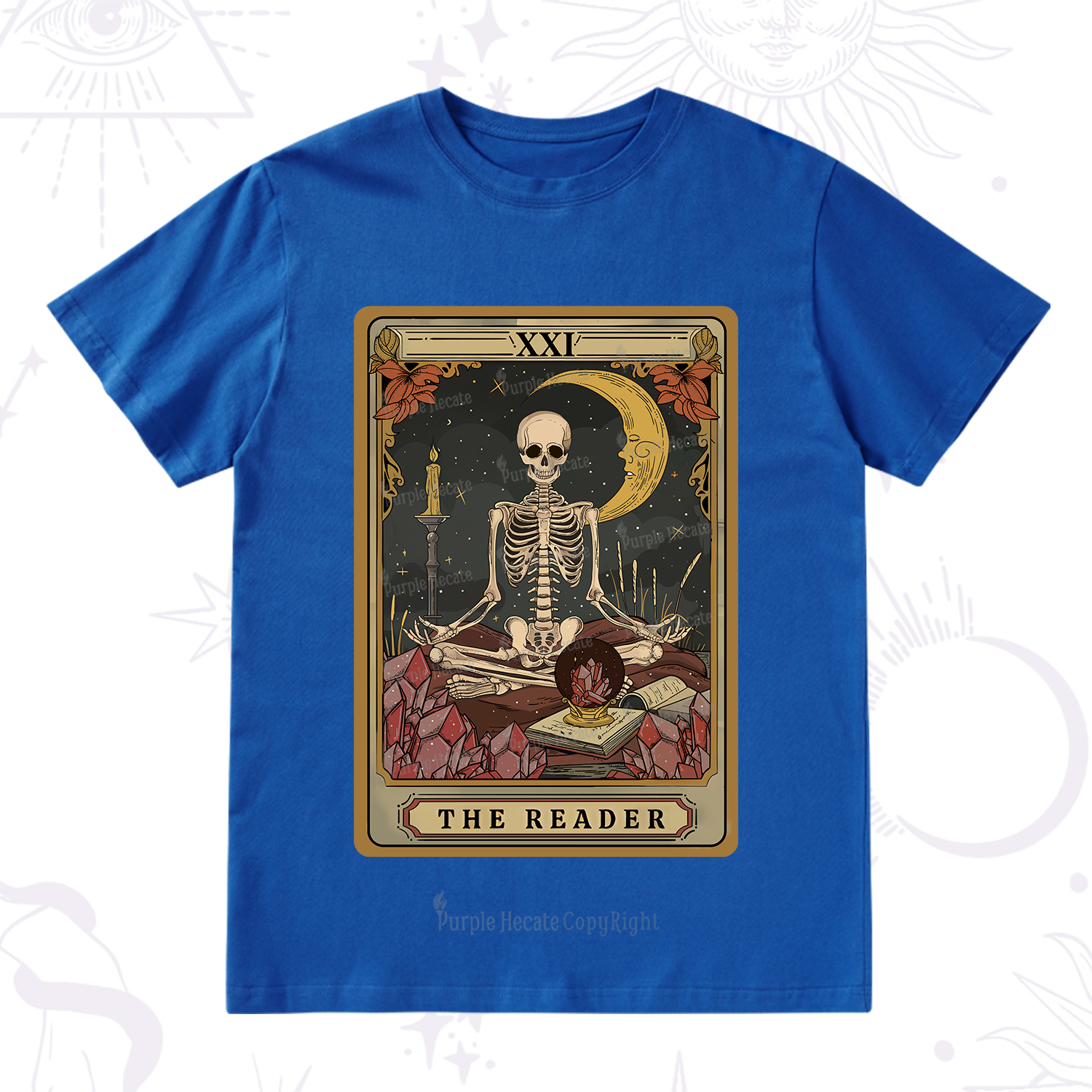 Purplehecate The Reader Tarot T-Shirt