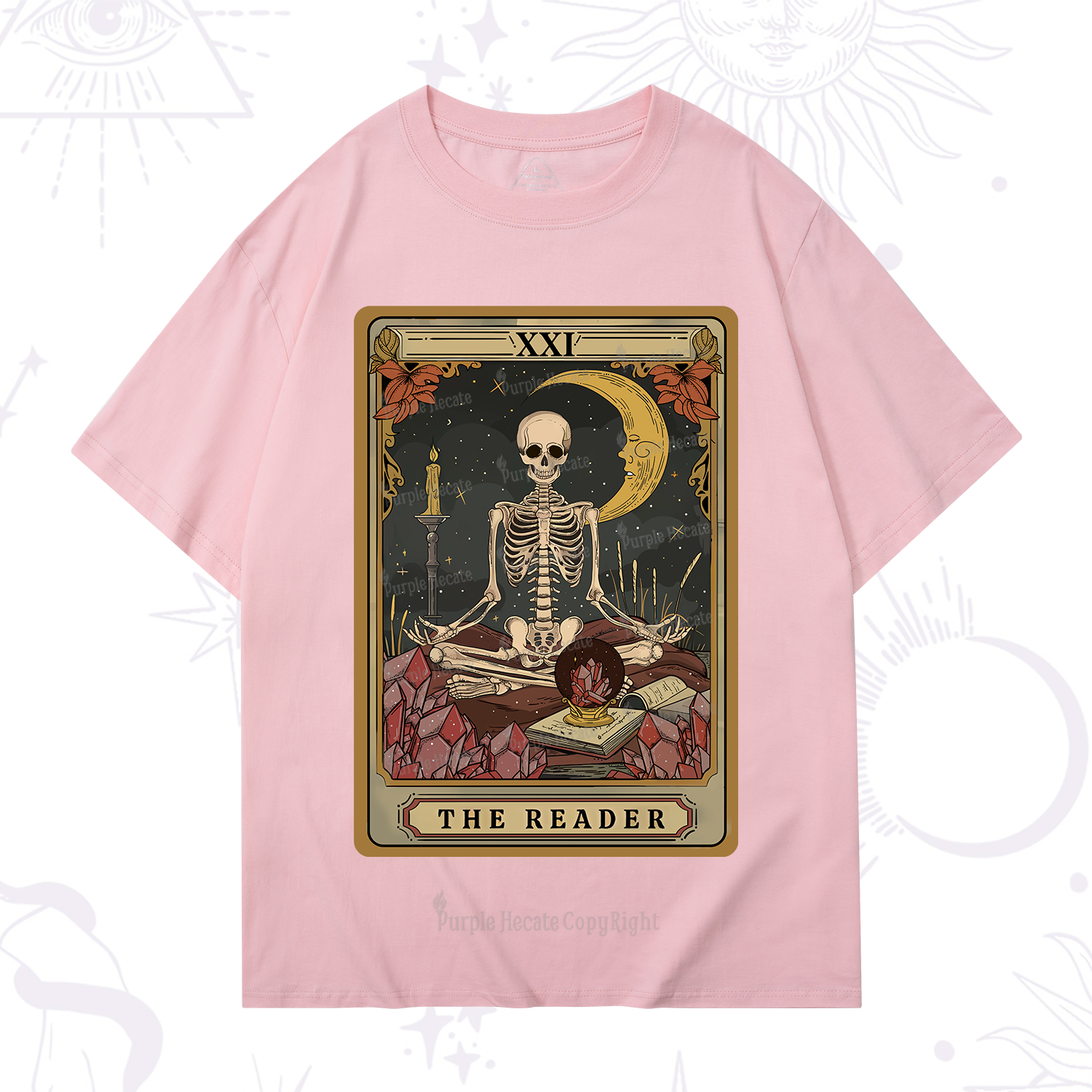 Purplehecate The Reader Tarot T-Shirt