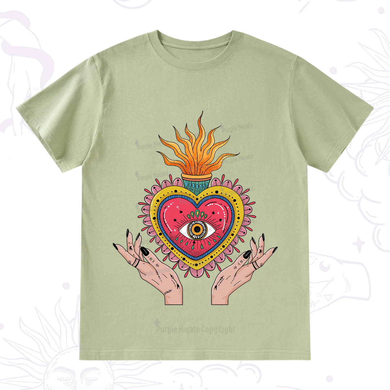 Purplehecate The Fiery Eye T-Shirt