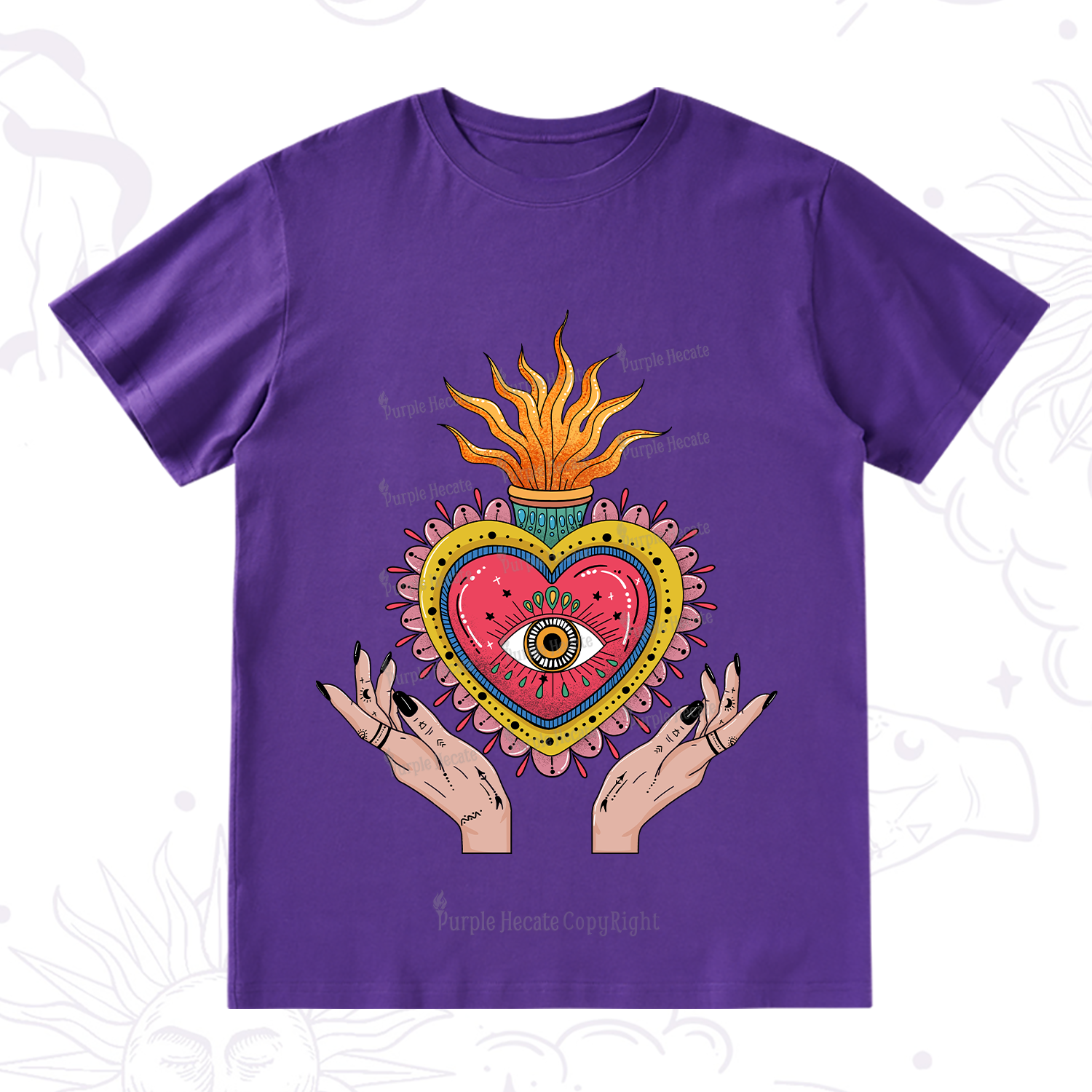 Purplehecate The Fiery Eye T-Shirt