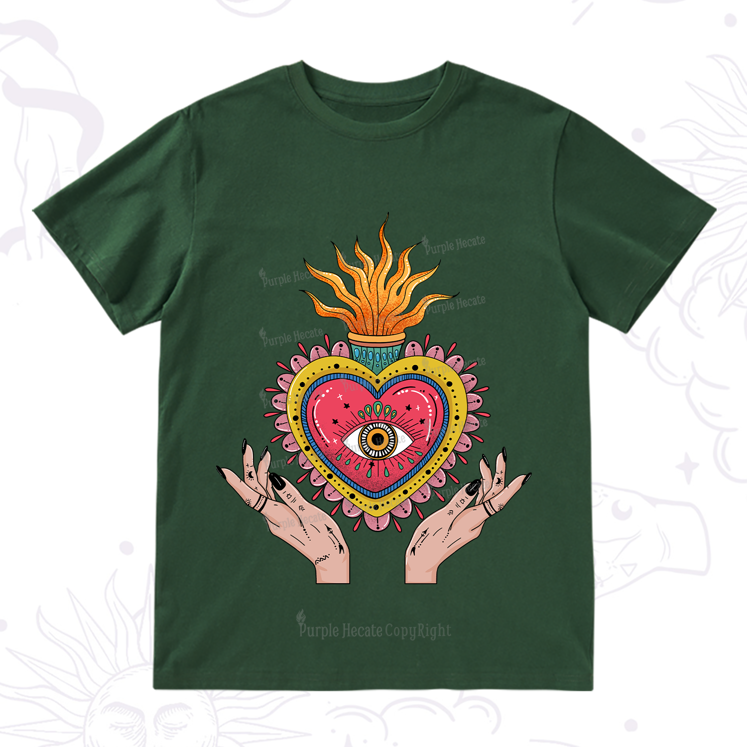Purplehecate The Fiery Eye T-Shirt