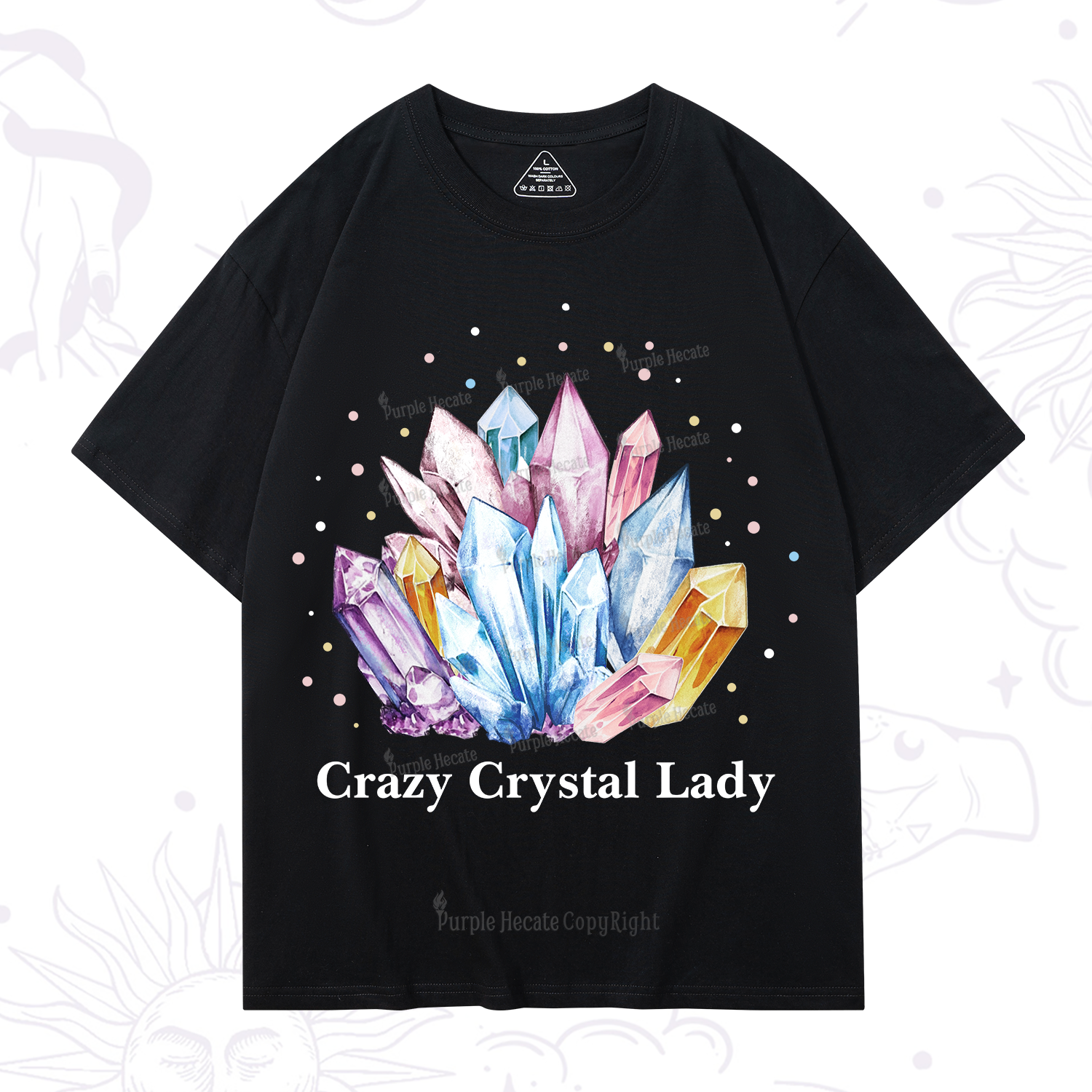 Purplehecate Crazy Crystal T-Shirt