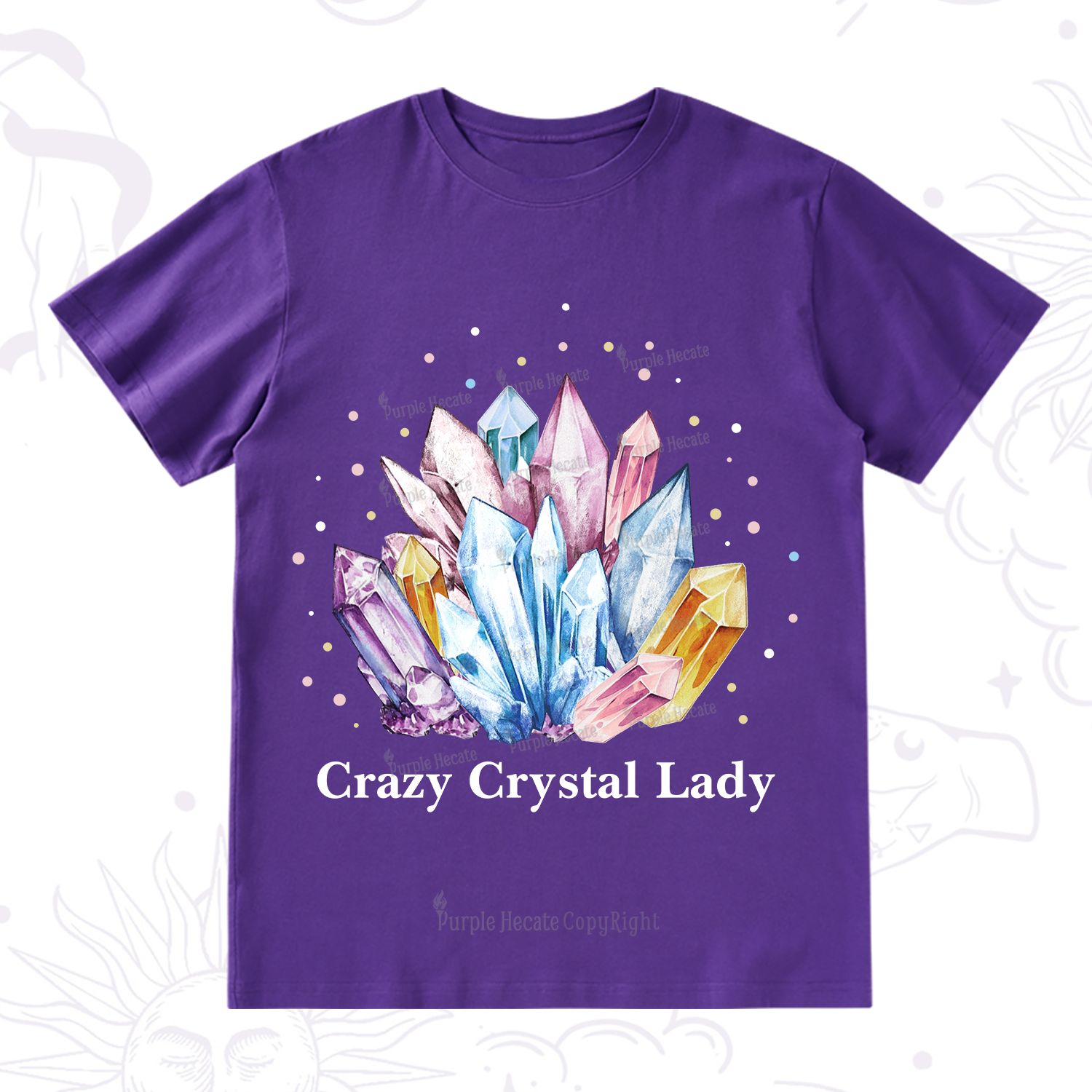 Purplehecate Crazy Crystal T-Shirt