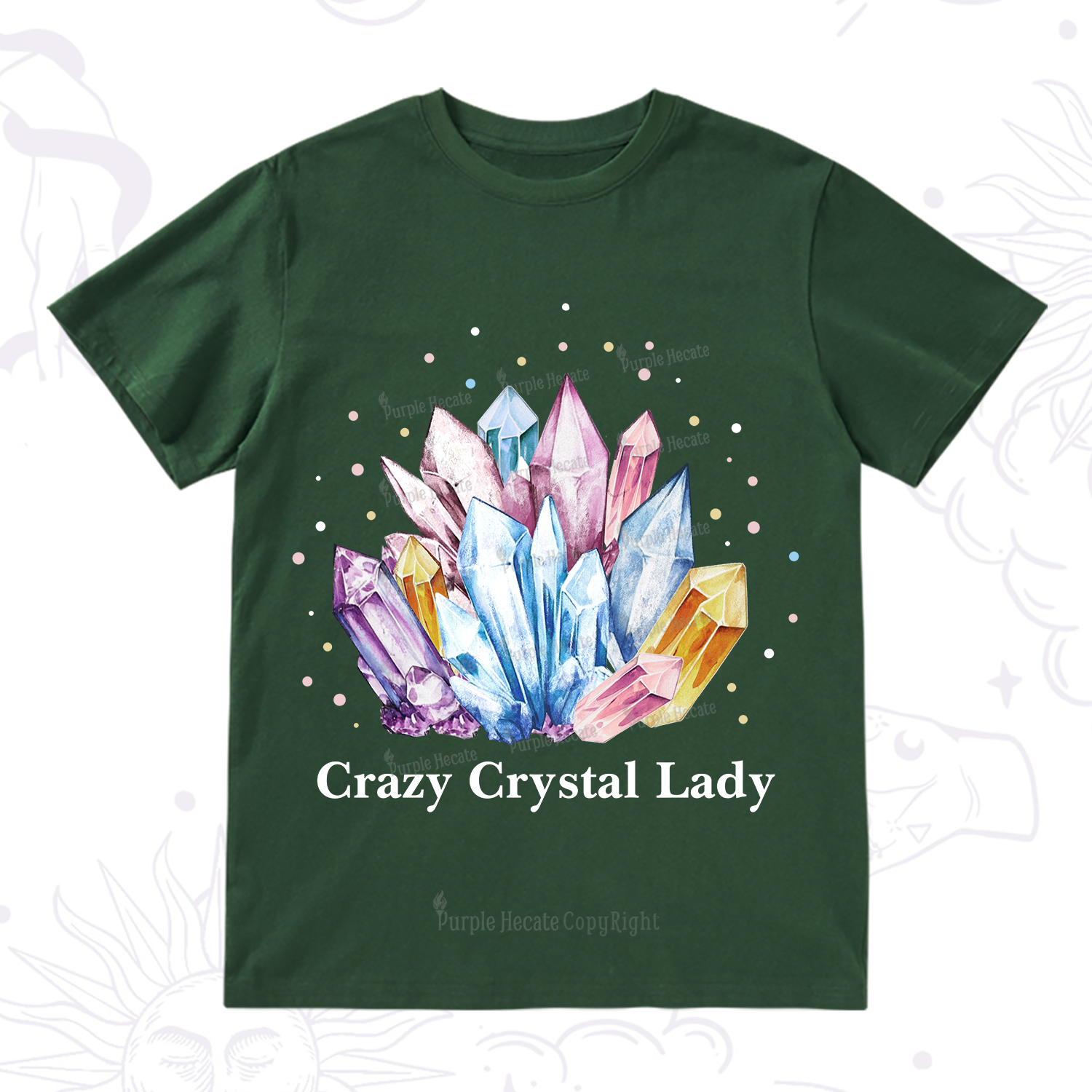 Purplehecate Crazy Crystal T-Shirt