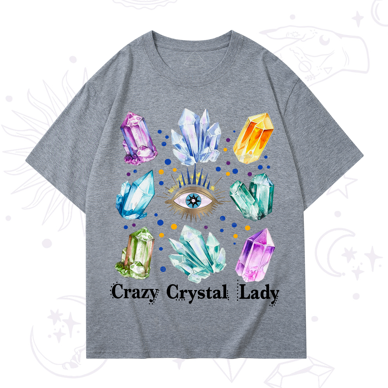 Purplehecate Crysral Lady T-Shirt