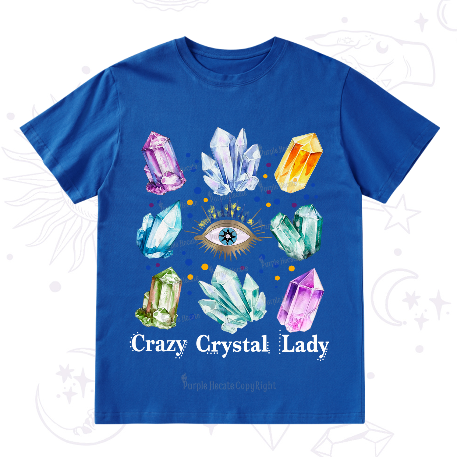 Purplehecate Crysral Lady T-Shirt