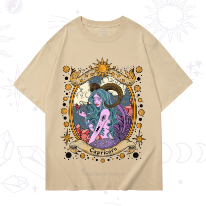 Purplehecate Capricorn Radiance Zodiac T-Shirt