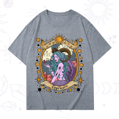 Purplehecate Capricorn Radiance Zodiac T-Shirt