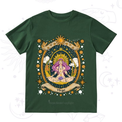 Purplehecate Virgo Radiance Zodiac T-Shirt