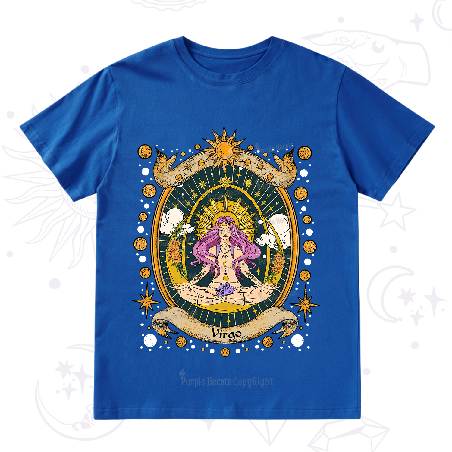 Purplehecate Virgo Radiance Zodiac T-Shirt