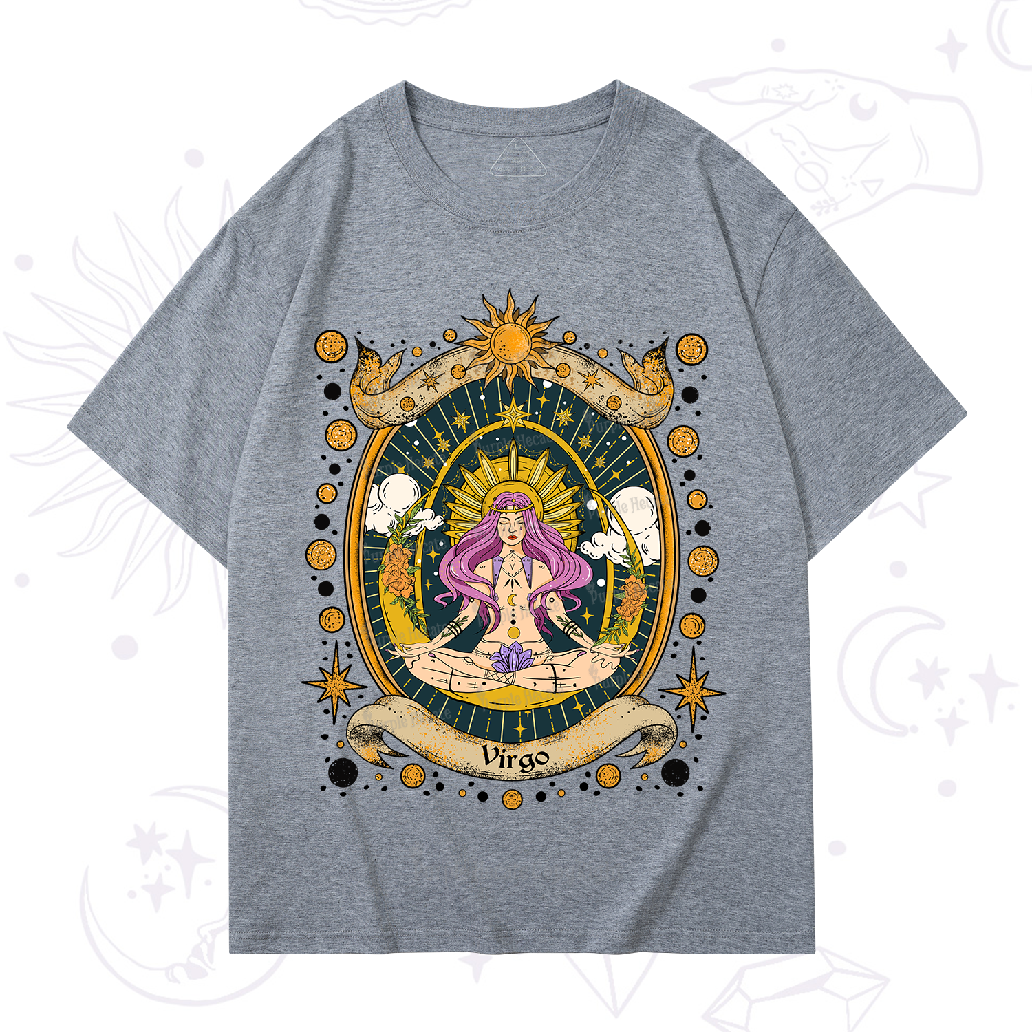 Purplehecate Virgo Radiance Zodiac T-Shirt