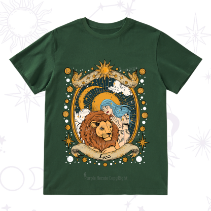 Purplehecate Leo Radiance Zodiac T-Shirt