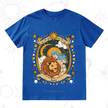 Purplehecate Leo Radiance Zodiac T-Shirt