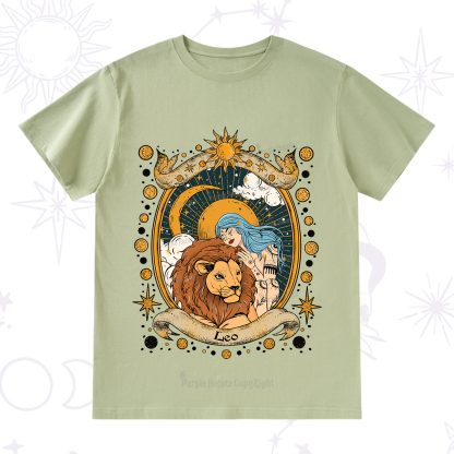 Purplehecate Leo Radiance Zodiac T-Shirt
