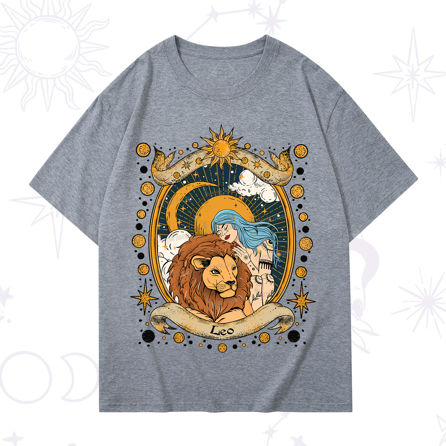 Purplehecate Leo Radiance Zodiac T-Shirt