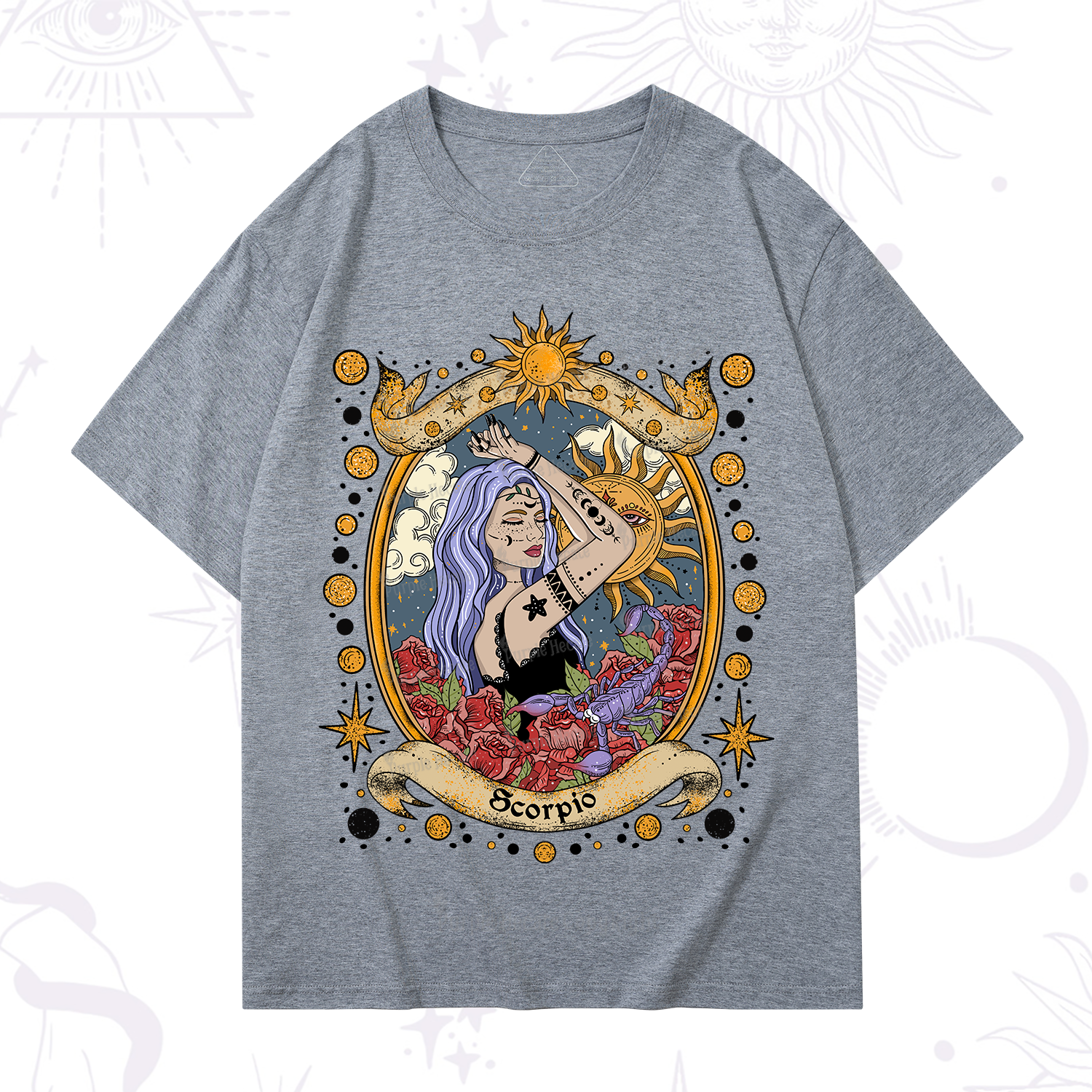 Purplehecate Scorpio Radiance Zodiac T-Shirt
