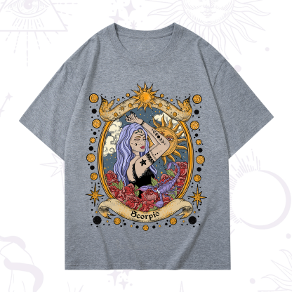 Purplehecate Scorpio Radiance Zodiac T-Shirt