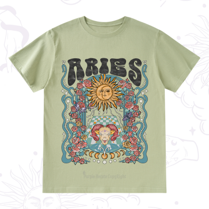 Purplehecate Aries Spirit Zodiac T-Shirt