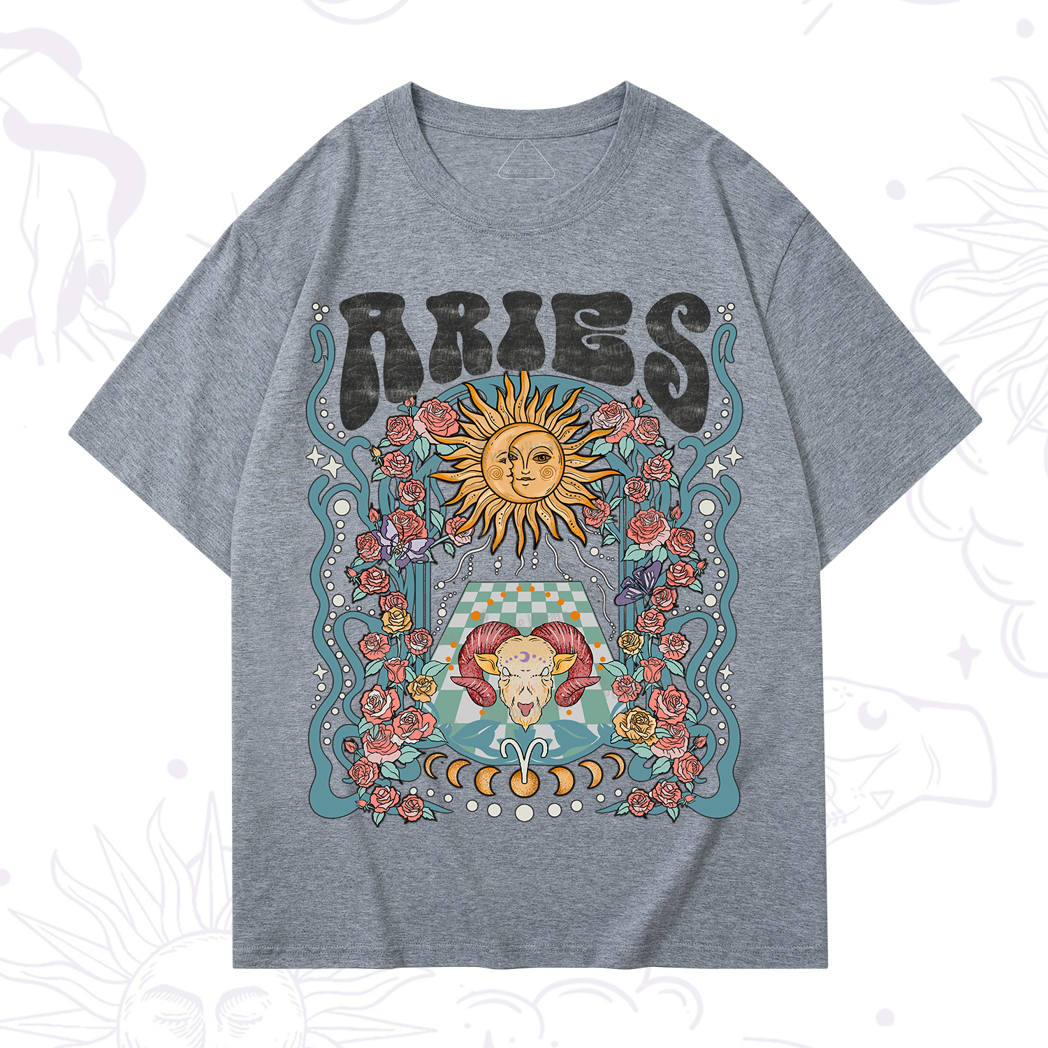 Purplehecate Aries Spirit Zodiac T-Shirt