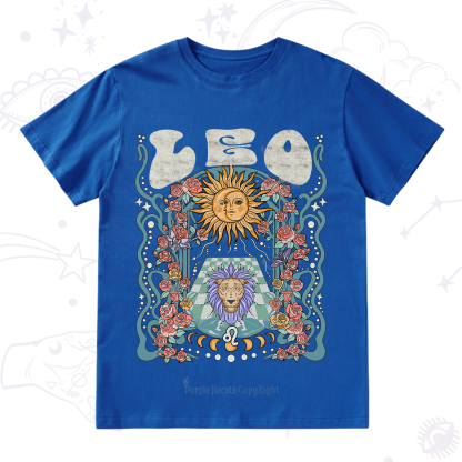 Purplehecate Leo Spirit Zodiac T-Shirt