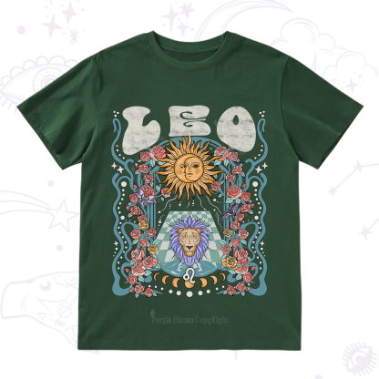 Purplehecate Leo Spirit Zodiac T-Shirt