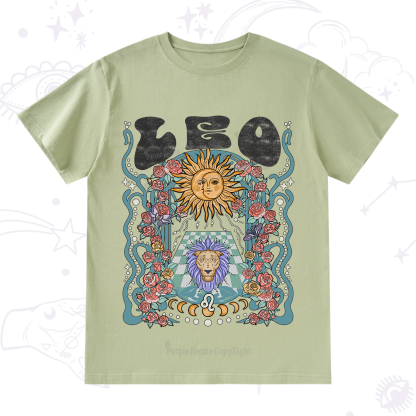 Purplehecate Leo Spirit Zodiac T-Shirt
