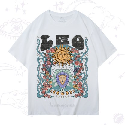 Purplehecate Leo Spirit Zodiac T-Shirt
