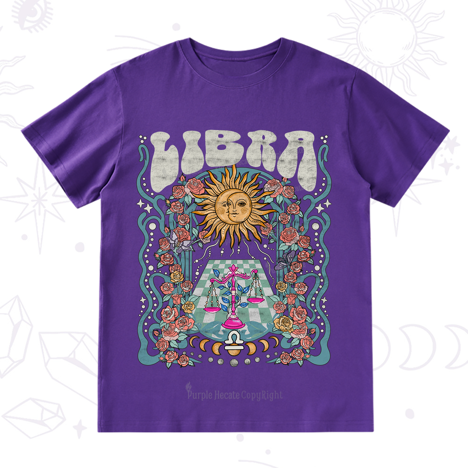 Purplehecate Libra Spirit Zodiac T-Shirt