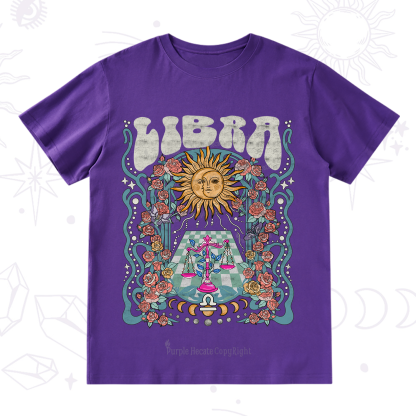 Purplehecate Libra Spirit Zodiac T-Shirt