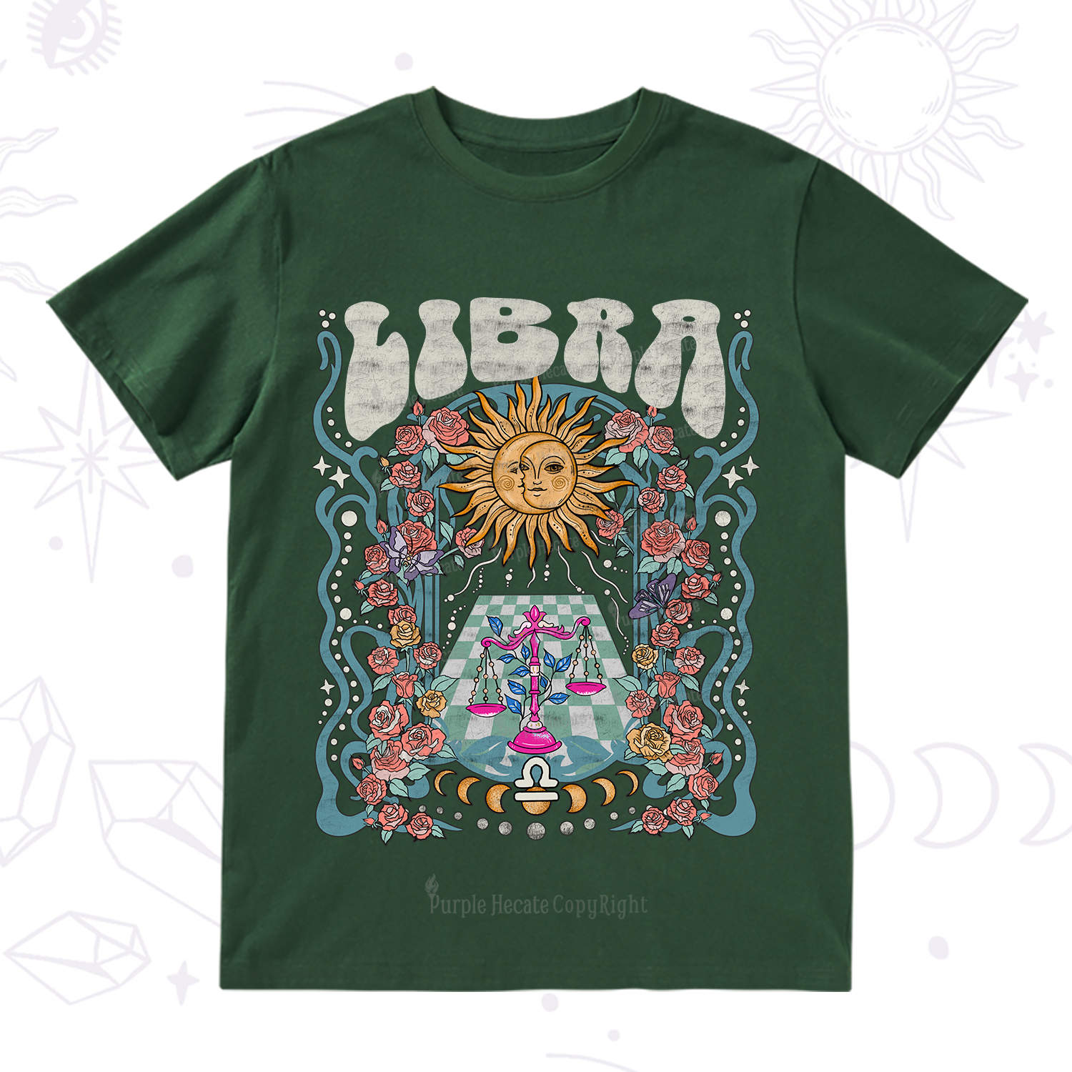 Purplehecate Libra Spirit Zodiac T-Shirt