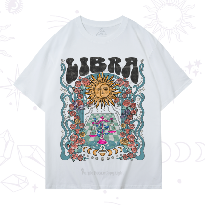 Purplehecate Libra Spirit Zodiac T-Shirt