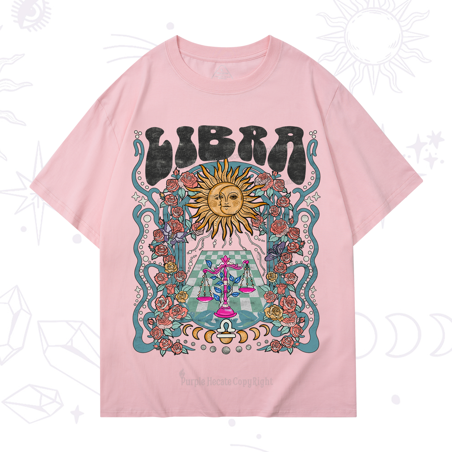 Purplehecate Libra Spirit Zodiac T-Shirt