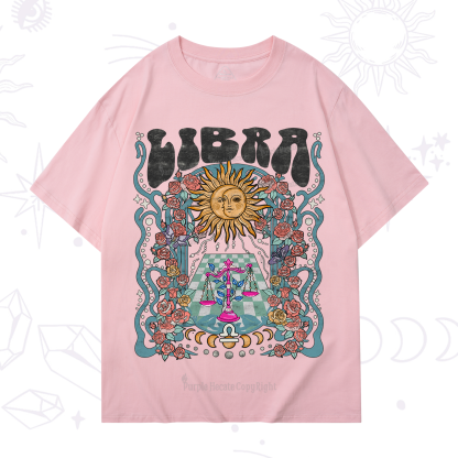 Purplehecate Libra Spirit Zodiac T-Shirt
