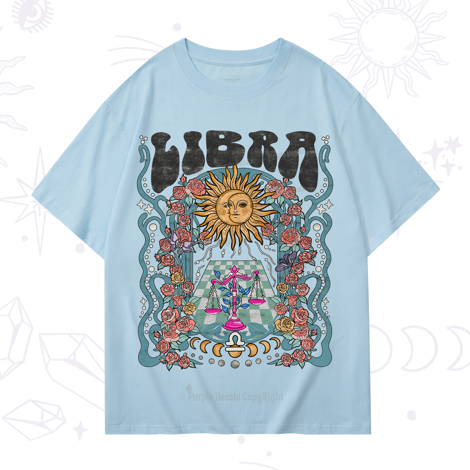 Purplehecate Libra Spirit Zodiac T-Shirt