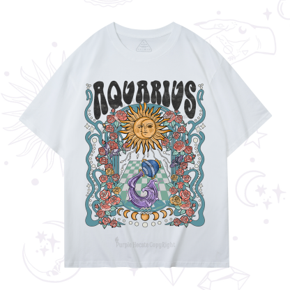 Purplehecate Aquarius Spirit Zodiac T-Shirt