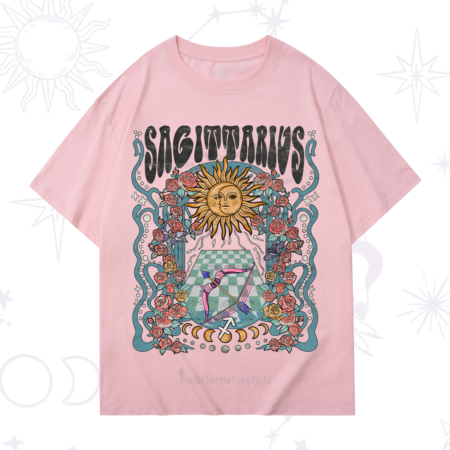 Purplehecate Sagittarius Spirit Zodiac T-Shirt