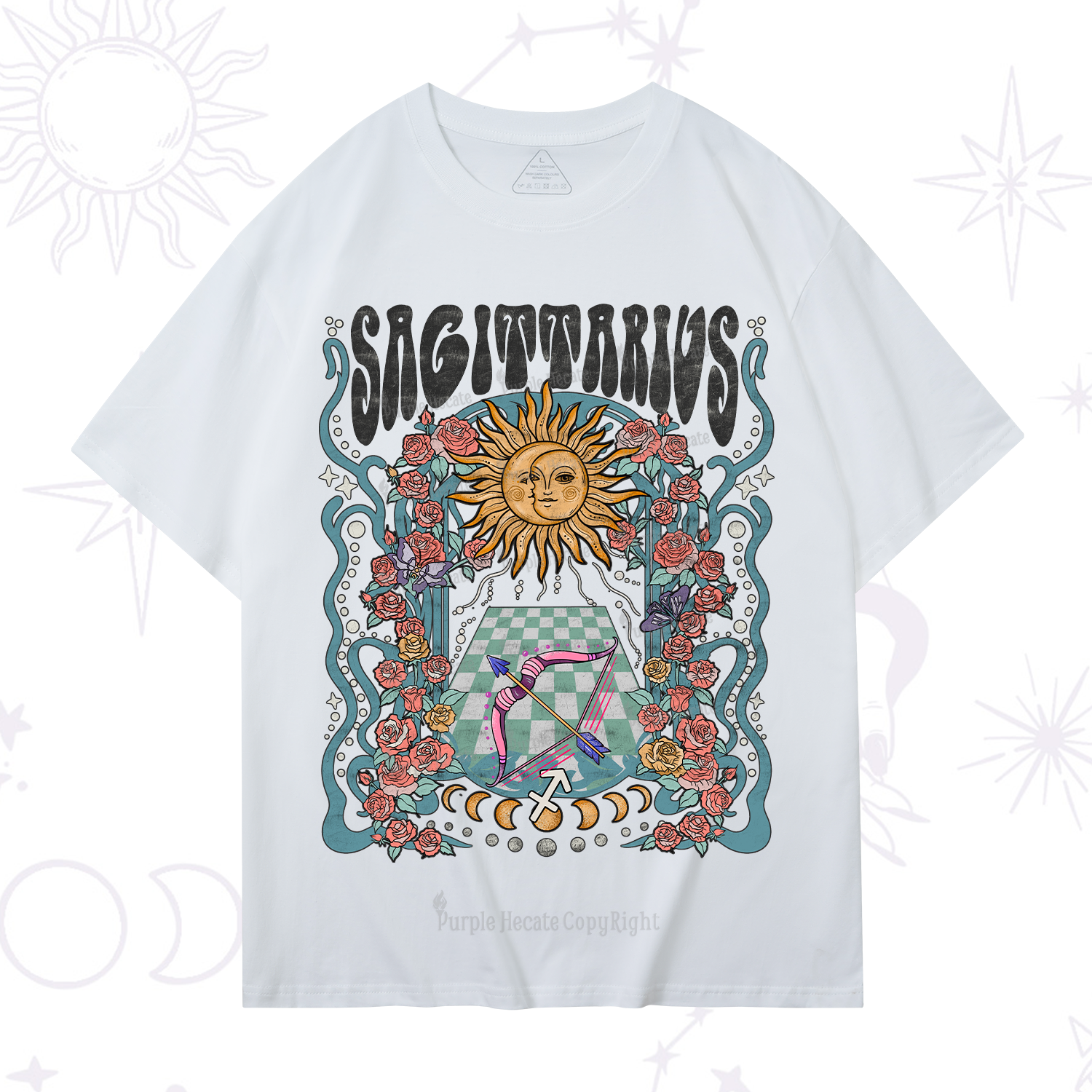 Purplehecate Sagittarius Spirit Zodiac T-Shirt