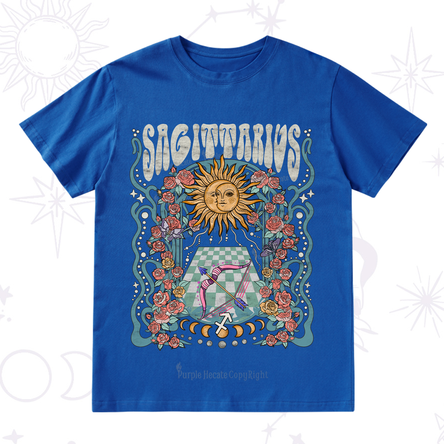 Purplehecate Sagittarius Spirit Zodiac T-Shirt