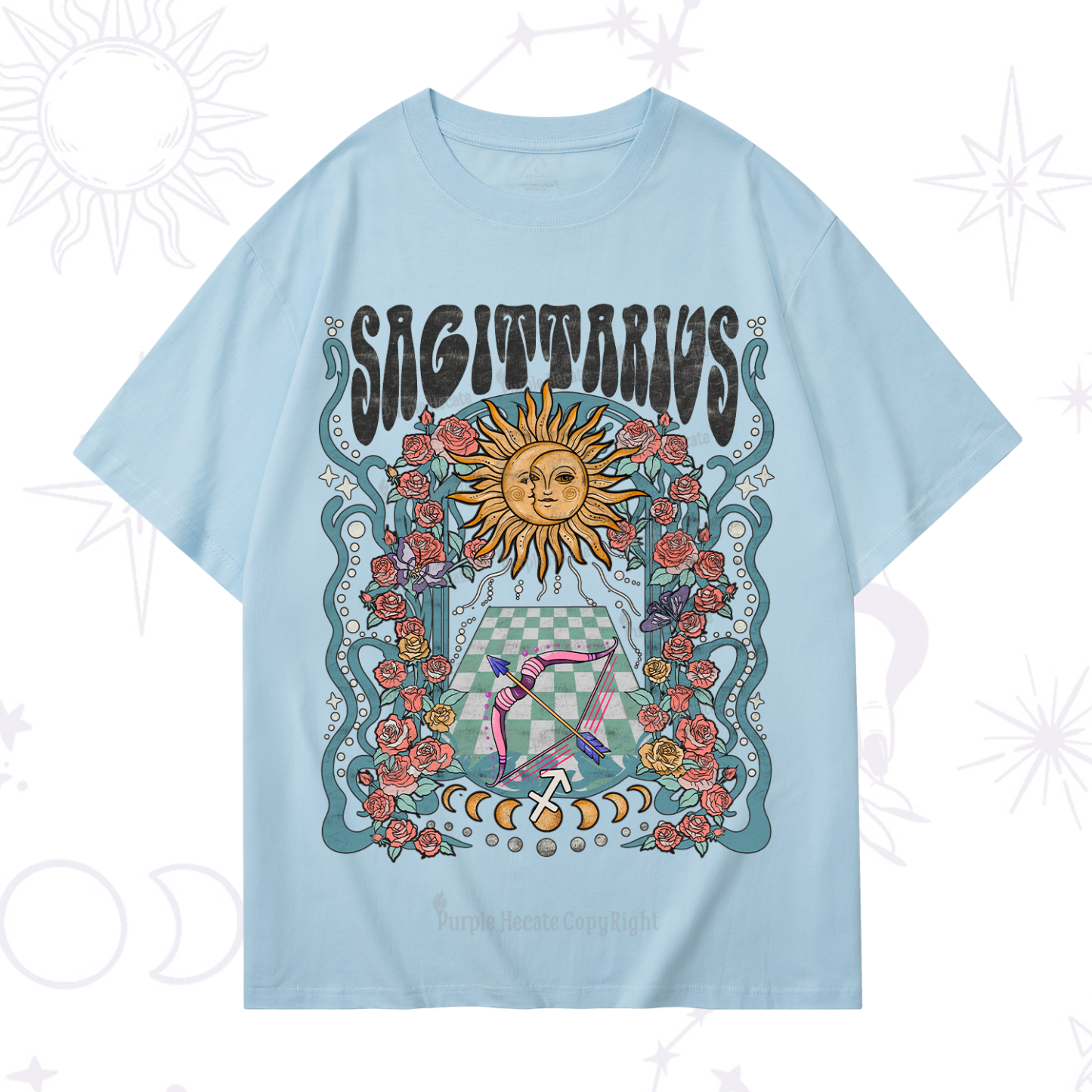 Purplehecate Sagittarius Spirit Zodiac T-Shirt