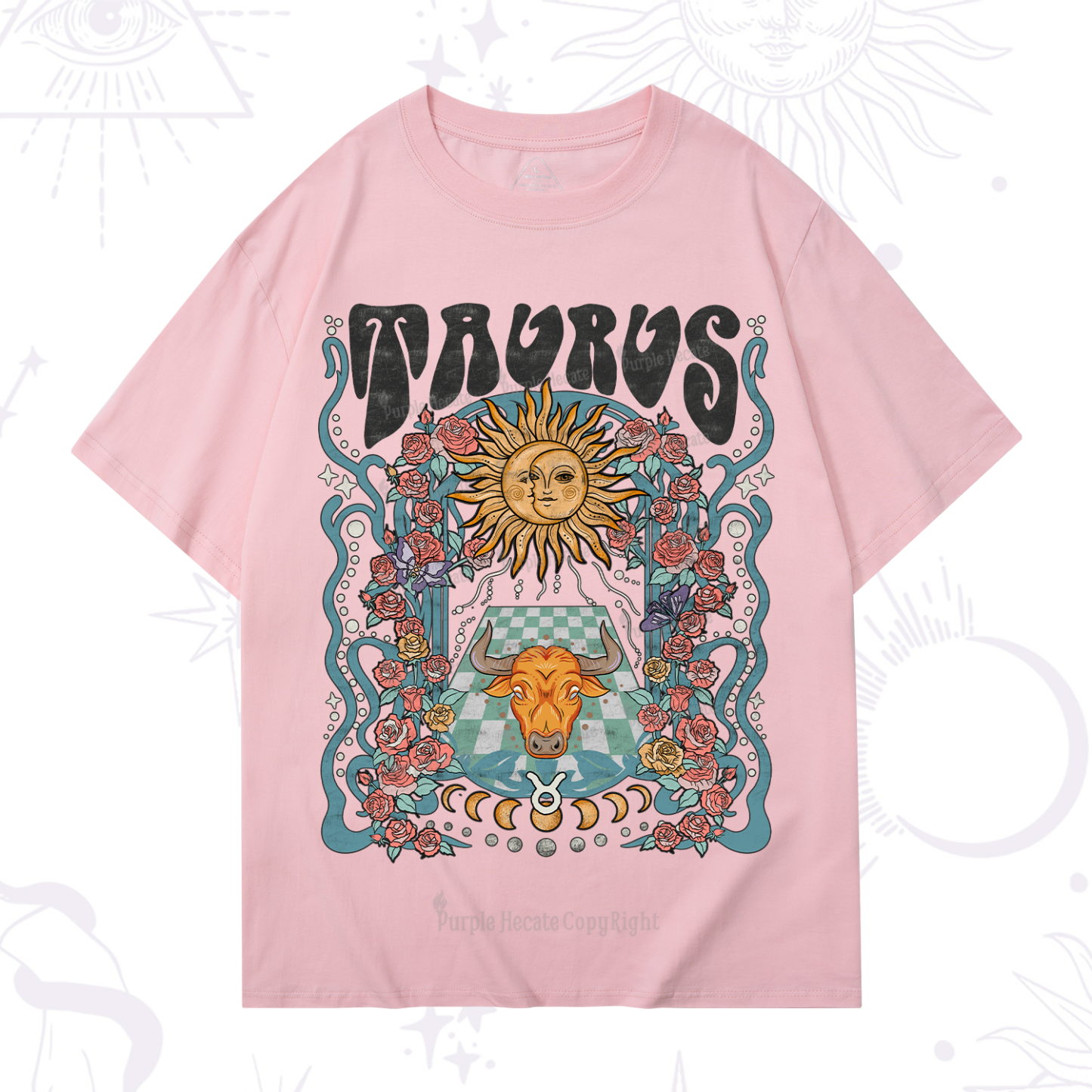 Purplehecate Taurus Spirit Zodiac T-Shirt